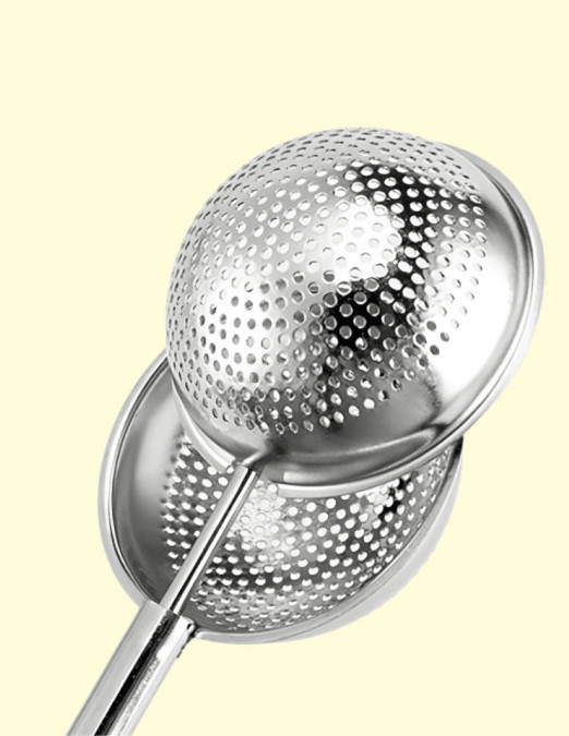 5 pcs - Stainless Steel Pipe Handle Tea Infuser