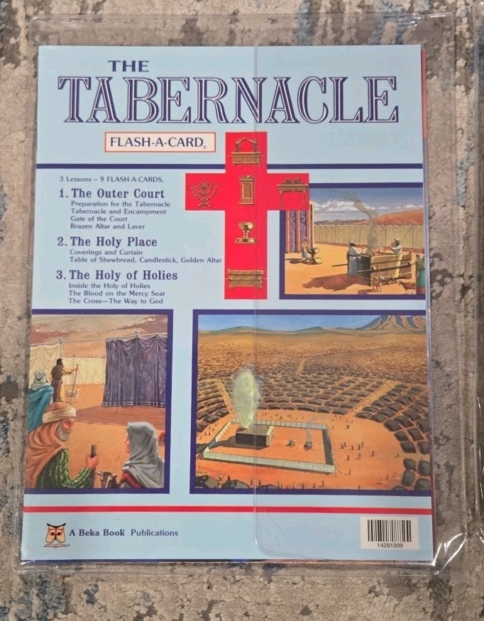 A Beka Flash a Card Bible Stories Lot Of 3 Salvation, Tabernacle, Missionary