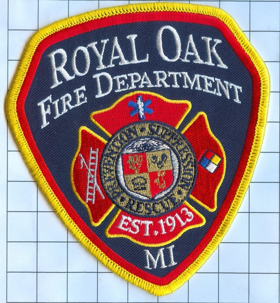 Fire Patch - Royal Oak MI Gold Thread Board