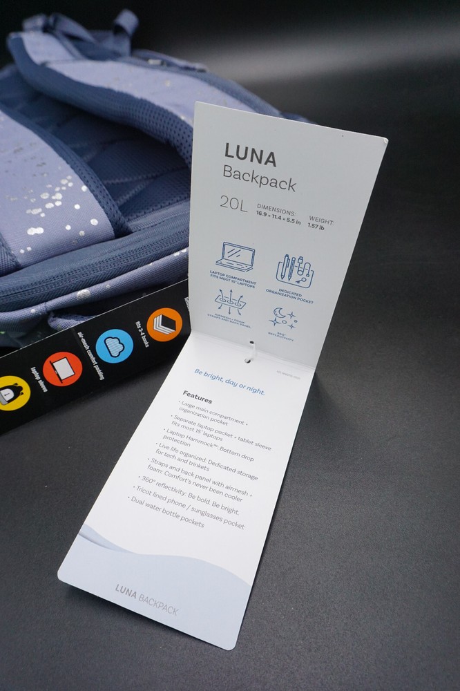 High Sierra Luna backpack with metallic Splatter 20L