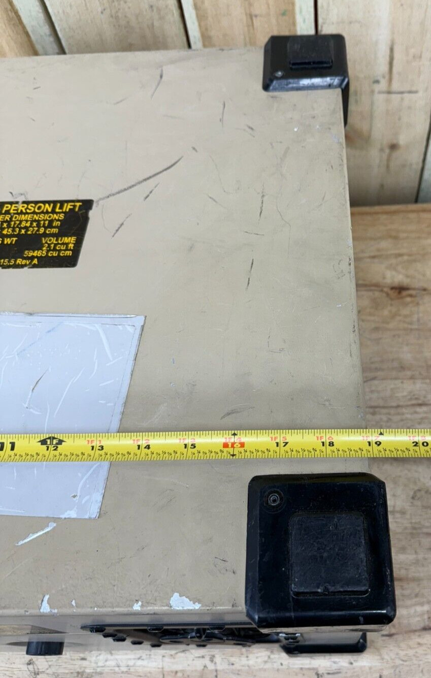 PSI Case 19x18x11" Metal Tan Military Waterproof Storage Container Hardigg