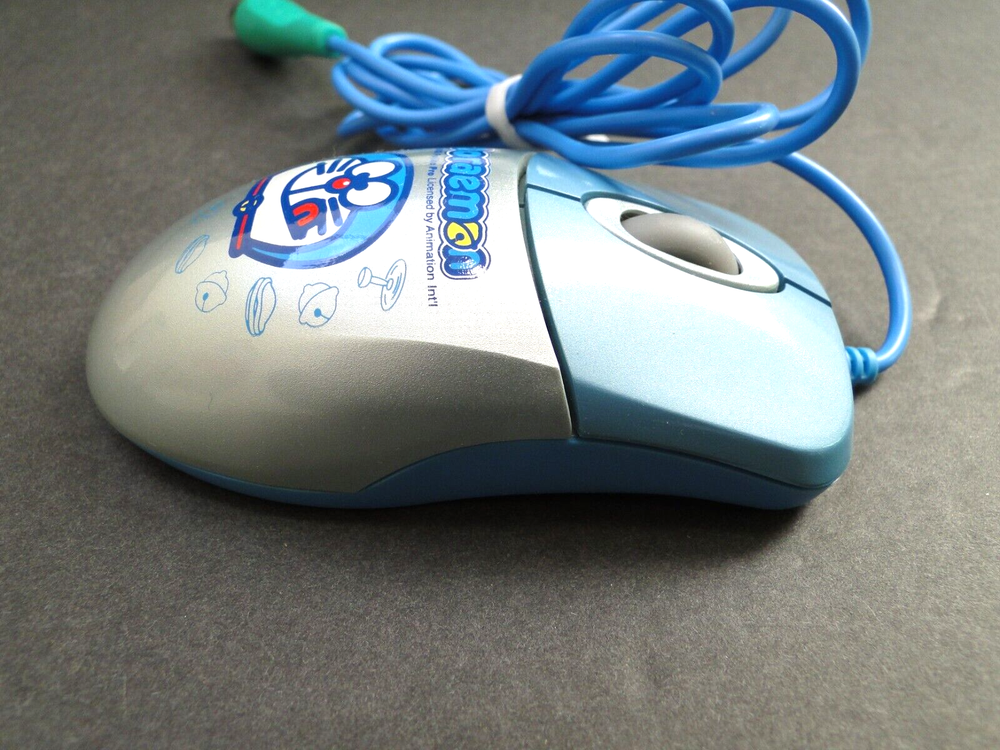 Vintage 2002 Doraemon PS/2 Mouse *TESTED