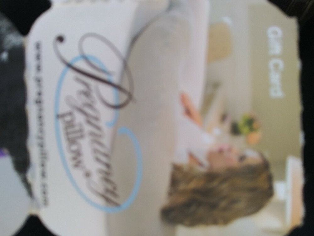 Pregnancy pillow gift card