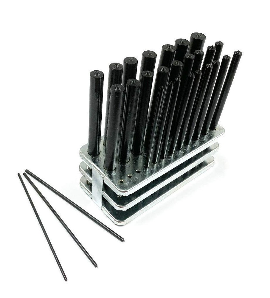 8600-0041 28PCS Transfer Punch Set 3/32" - 1/2" Precision Alignment Tool