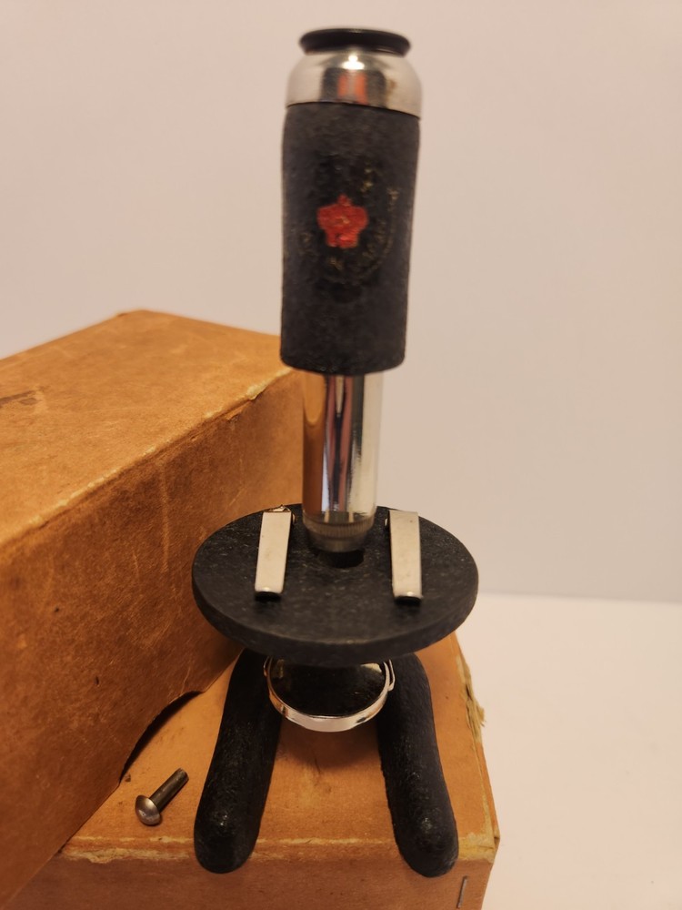 Vintage 1950s Microscope Small Student/Toy Microscope
