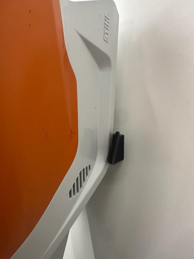 STIHL BGA160 wall mount for garage, perfect leaf blower storage!