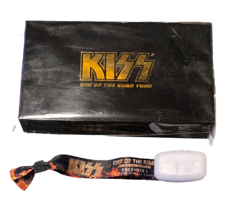 KISS End of the Road Tour 2023, Golden Ticket, MSG Last Show , Wristband, Sealed