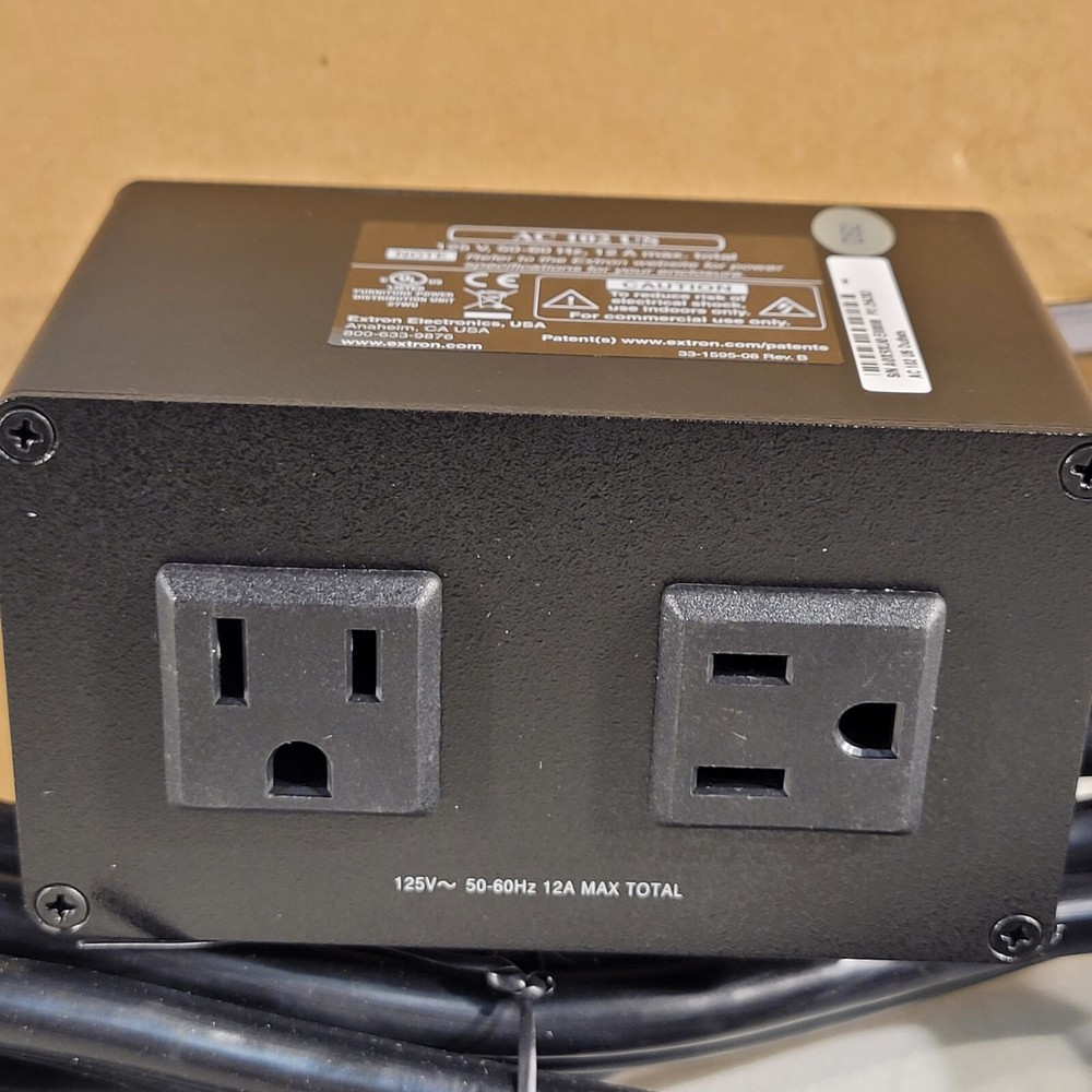 Extron 60-1385-01 Electronics AC 102 US Outlets Powe Module