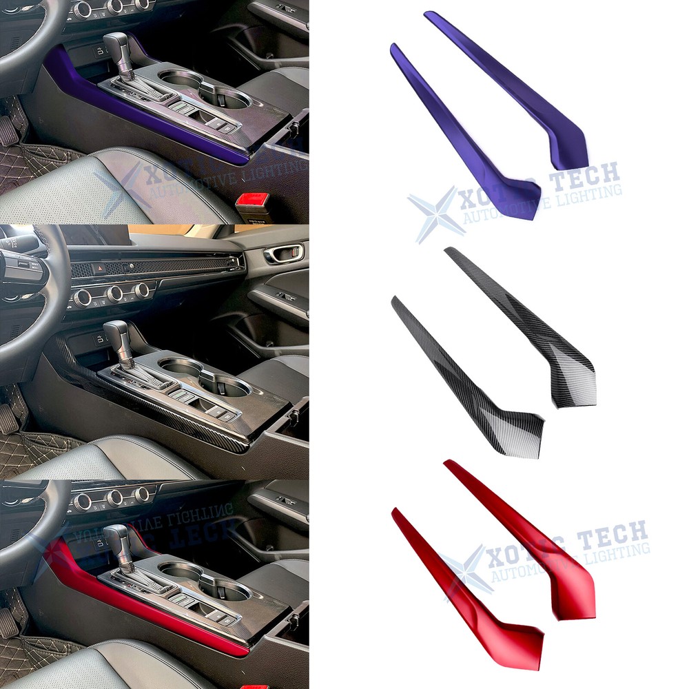 2pcs/Set Gear Shift Box Side Panel Decoration Cover For Honda Civic 2022-up