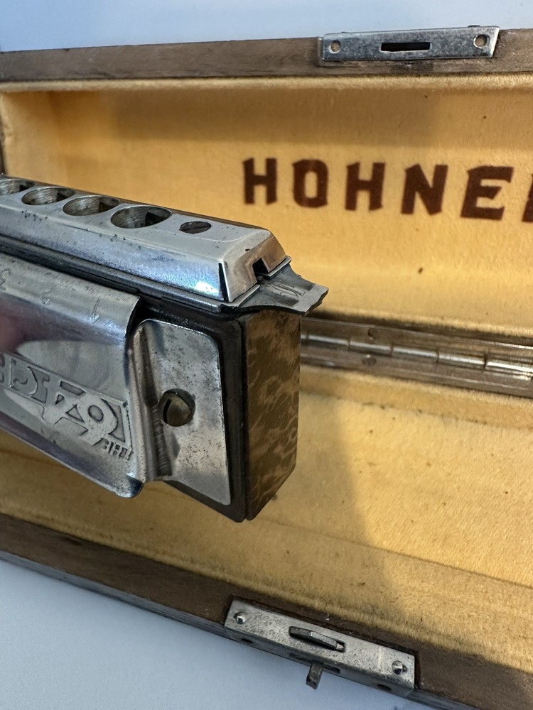 Hohner The 64 Chromonica 4 Octaves Harmonica Professional w/ Case - Untested
