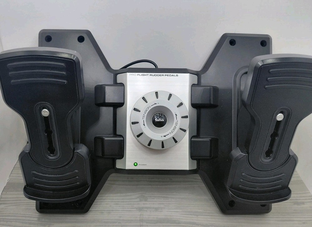 Saitek / Logitech G Pro Flight Rudder Pedals for PC Flight Simulation