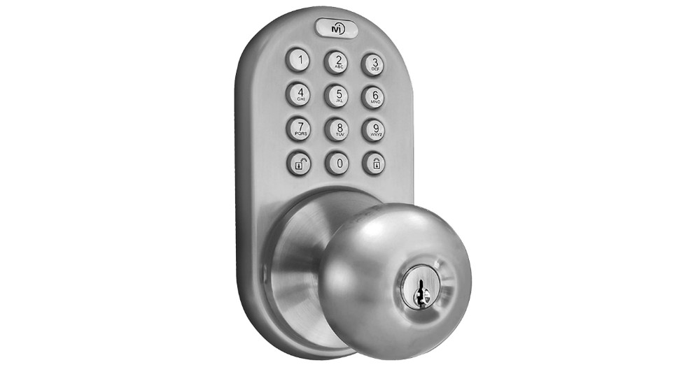 Keyless Digital Door Knob House Lock Keypad Home Entry Code Password Combination
