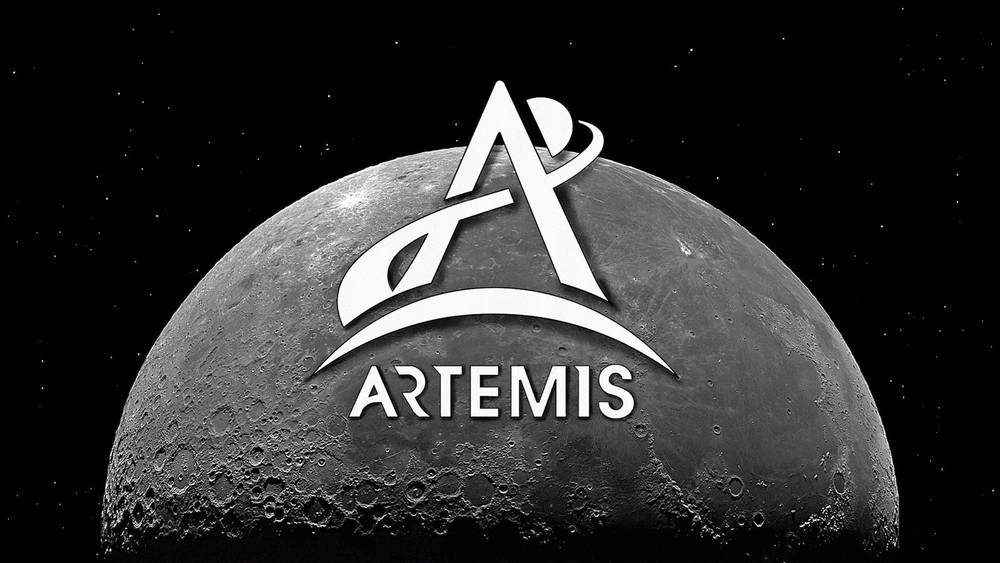 Authentic ARTEMIS PROGRAM - ORIGINAL A-B Emblem - NASA - 4"- SPACE PROGRAM PATCH