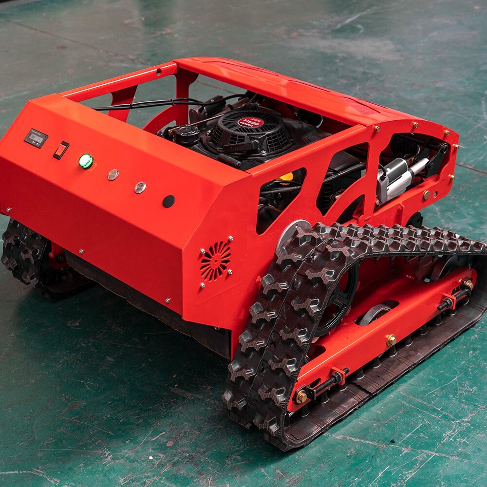 Gasoline remote control lawn mower self-propelled suitable for complex terrain