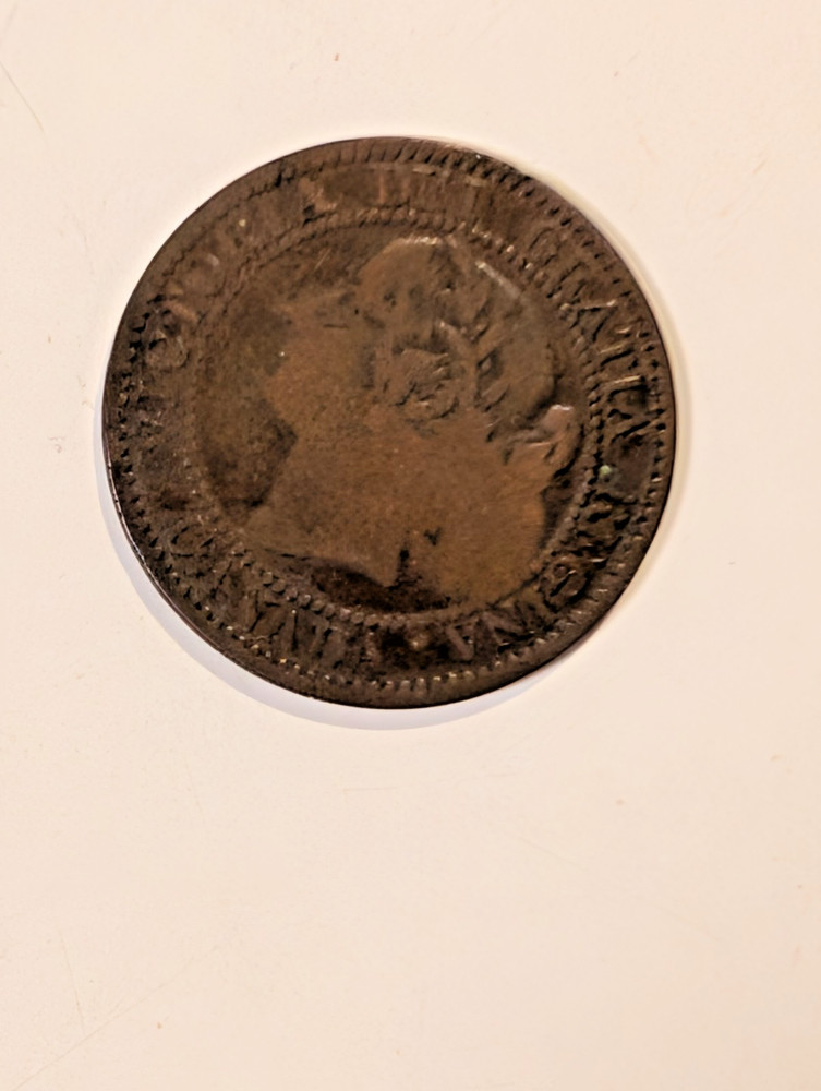 1859 CANADA VICTORIA LARGE ONE CENT!