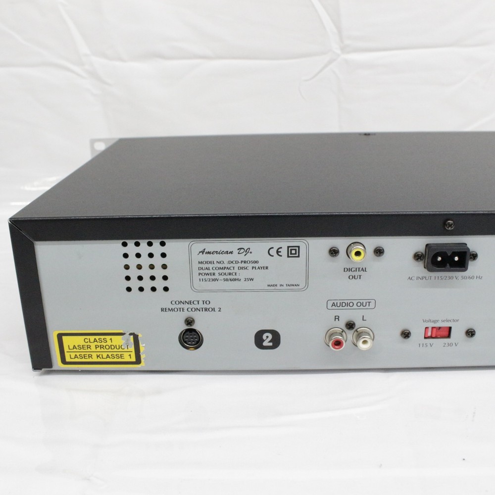 American DJ DCD-PRO500 CD Player And Controller Panel TESTED One Cd Doesn't Open