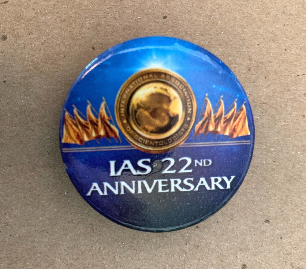 Scientology Memorabilia -  IAS Anniversary button