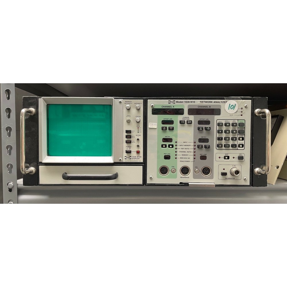 PM 1038-N10 NETWORK ANALYZER WITH DISPLAY PN: 625-01-135-5209