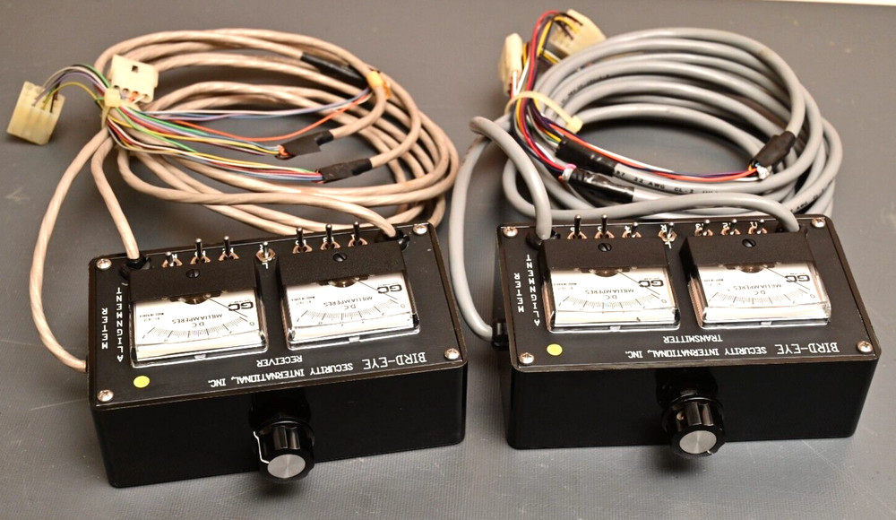 Bird-Eye Security Alignment Meter Transmitter & Receiver Pair Military Test Set
