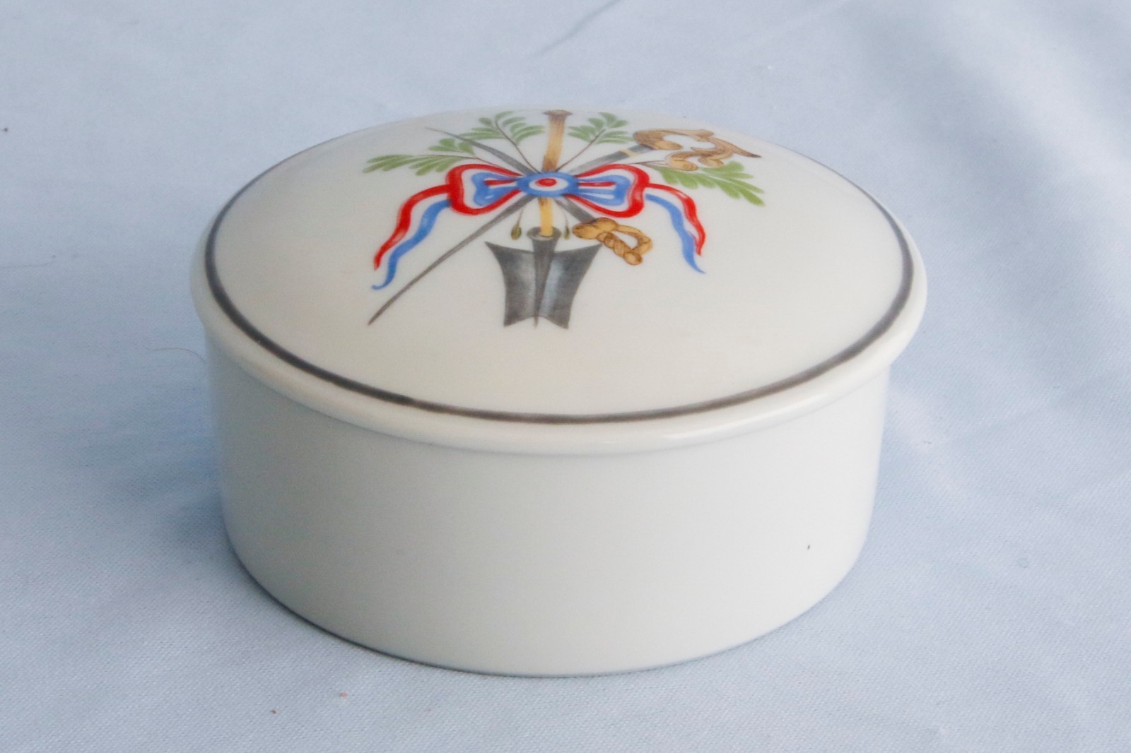 Lancome Limoges Porcelain French Revolution Bicentennial Lidded Box 1989
