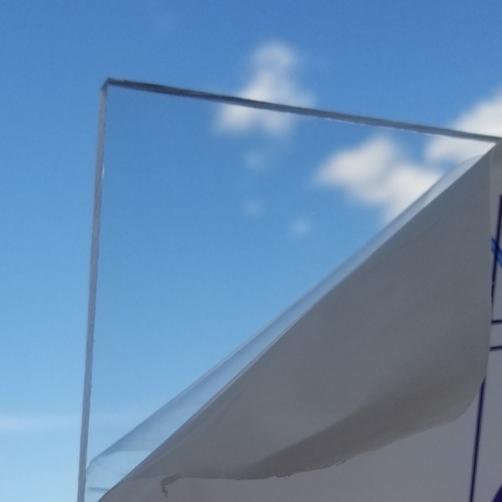 Polycarbonate Plastic Sheet - 1/4" (6mm) Thick - Clear - Sheet