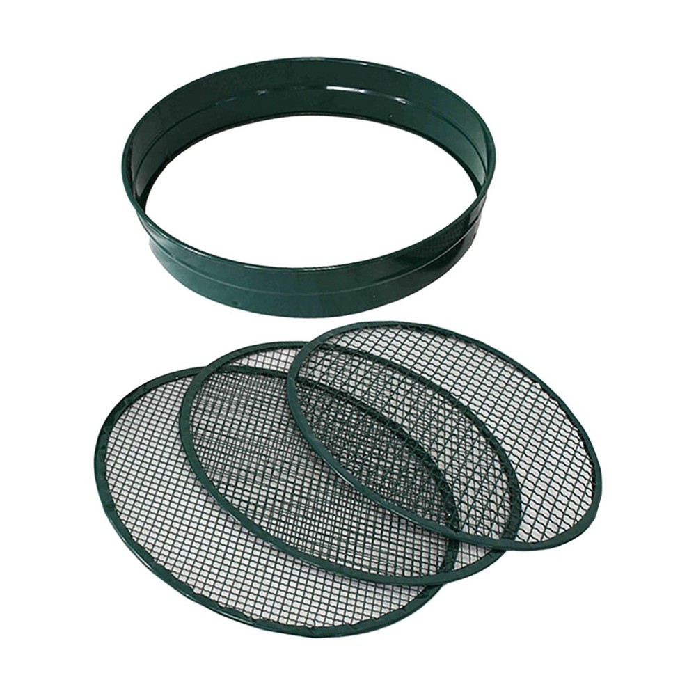 Garden Sieve Sifting Pan with 3 Mesh Differing Hole Sizes Hand Tools for