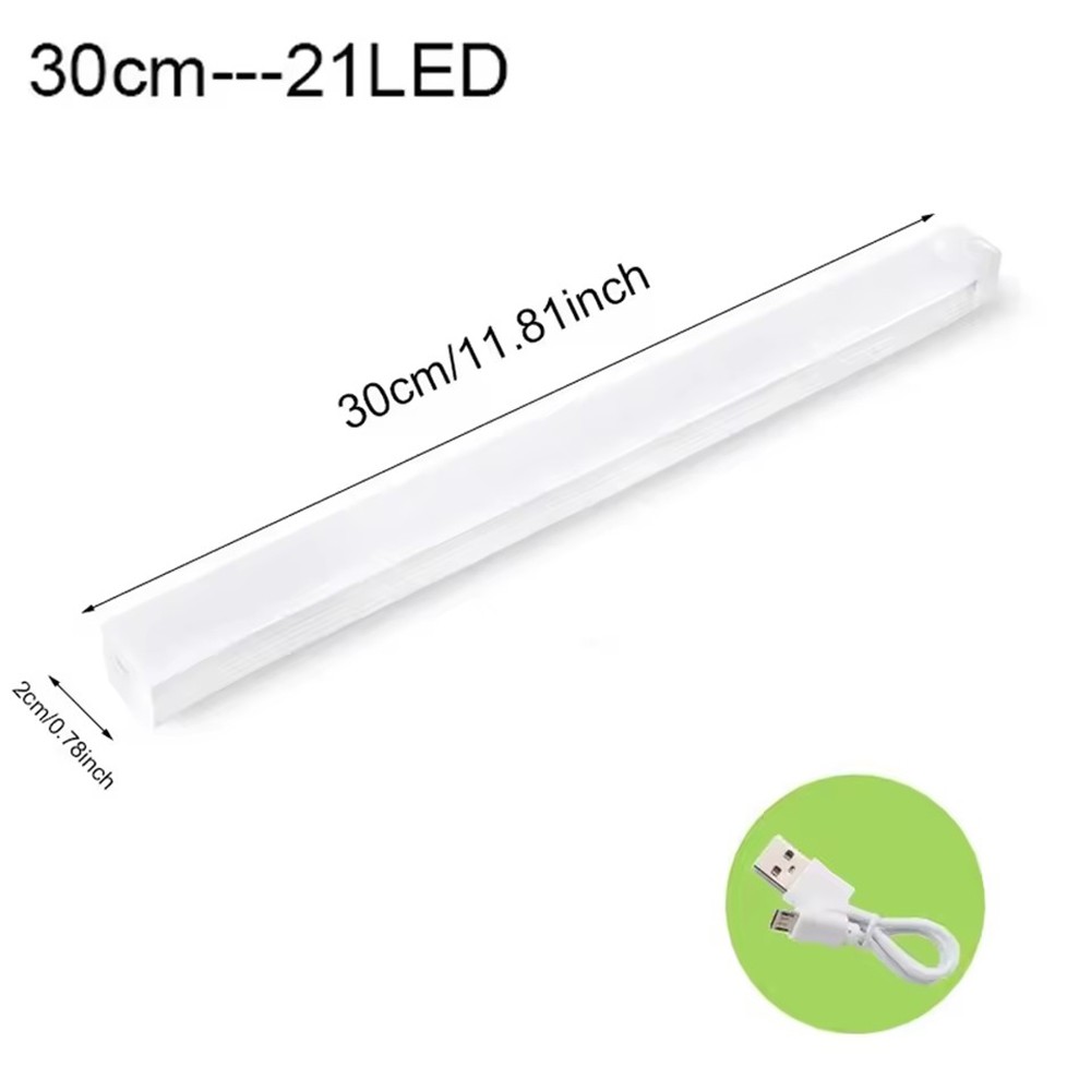 Magnetic Under Cabinet Lighting USB Rechargeable Smart Motion Sensor – 6 Pack