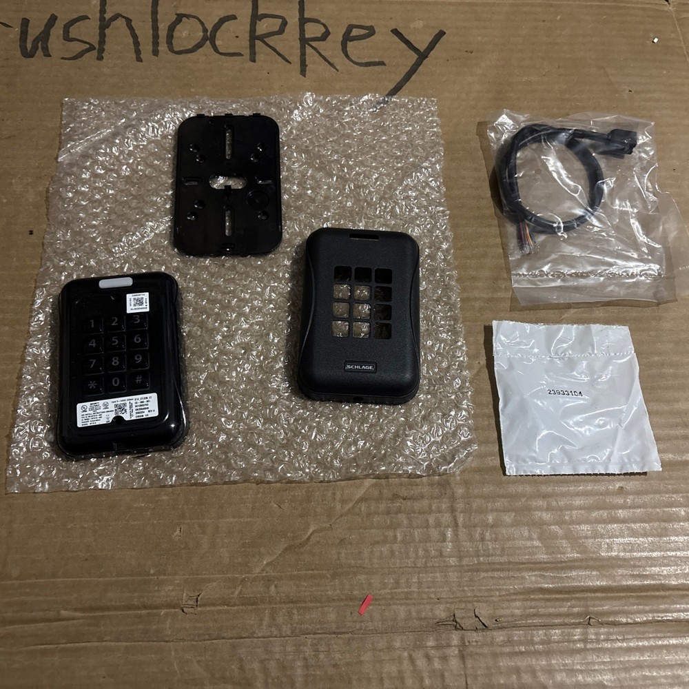 Brand New-Open Box-Schlage MTK15 Multi-Technology Reader with Keypad – Black
