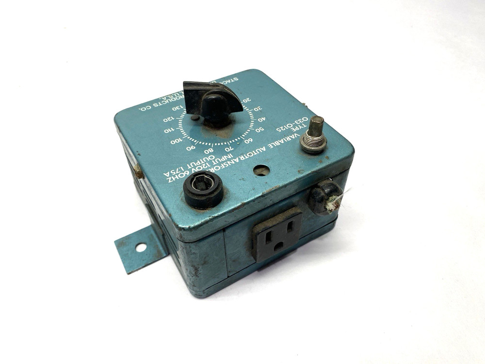 STACO O33-0125 Variable Transformer CUT CORD