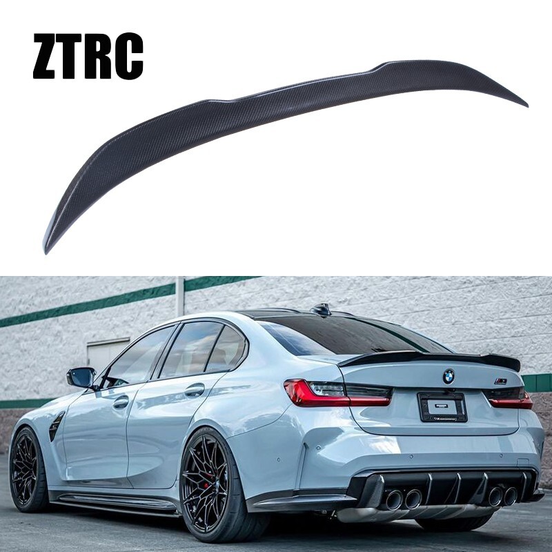 Carbon Fiber Trunk Wing Spoiler For BMW G20 320 330 M340i/M3 G80 2019-2026