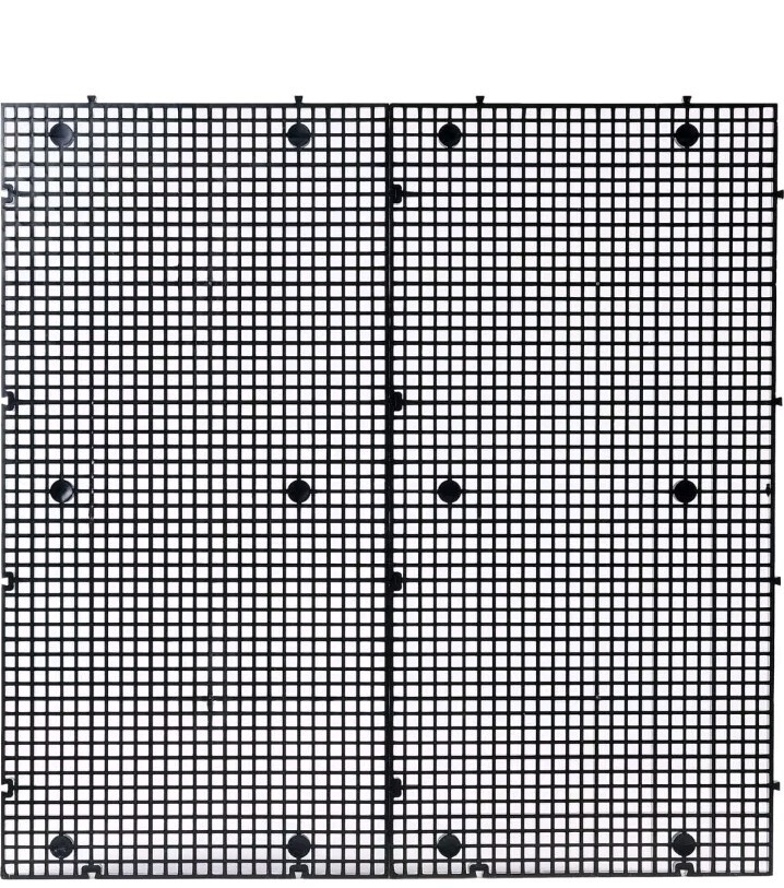 8 Pcs Aquarium Divider Tray Plastic Grid Aquarium Egg Crate Light Diffuser, Fish
