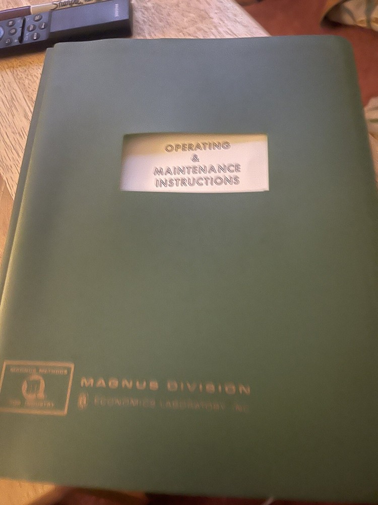Magnus Equipment Operating & Maintenance Instructions