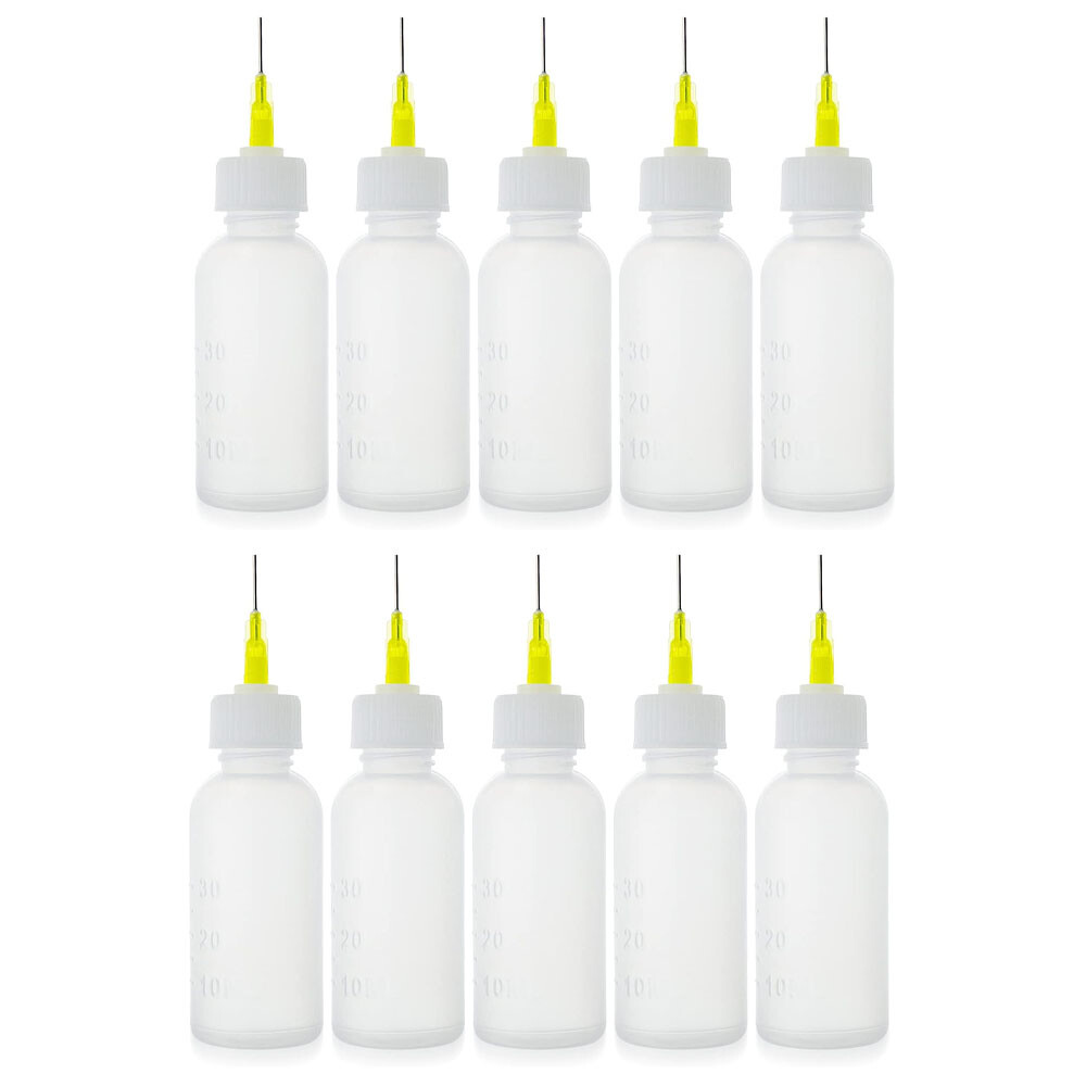 30ml Precision Applicator Bottles, 10Pcs Needle Tip Squeeze Bottle Small Squeeze