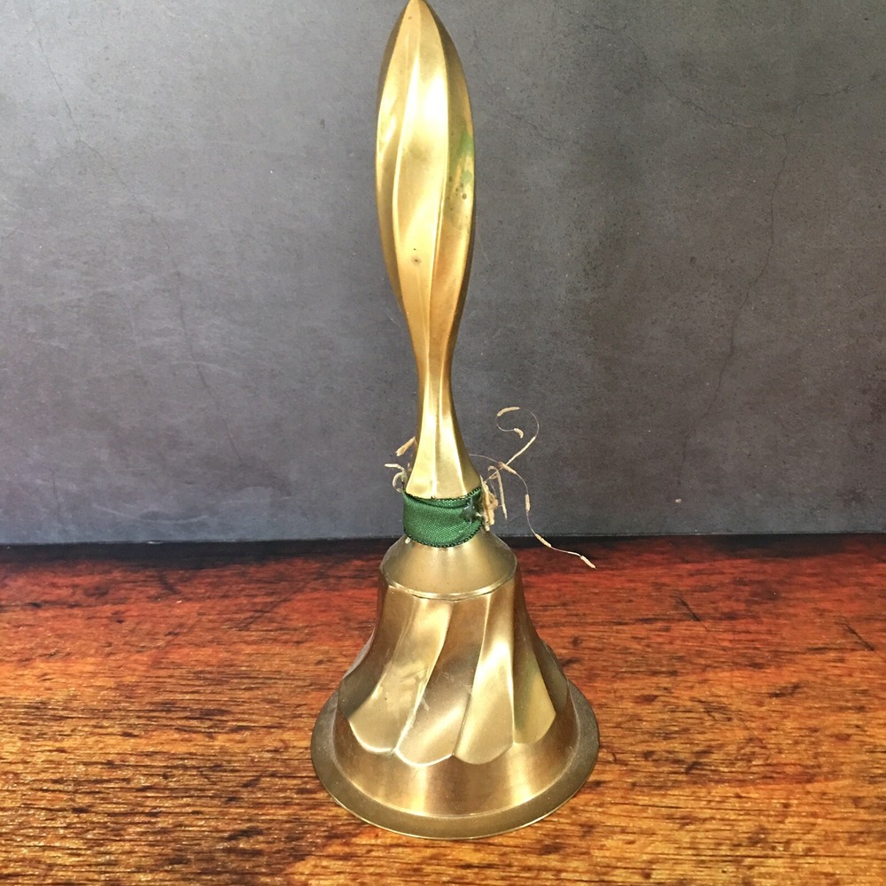 Twisted Brass Bell  Made in India 7"