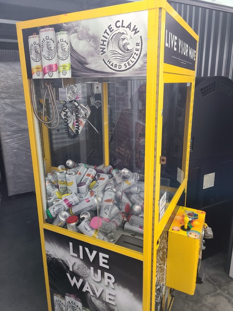 TOY PLUSH CRANE MACHINE WHITE CLAW