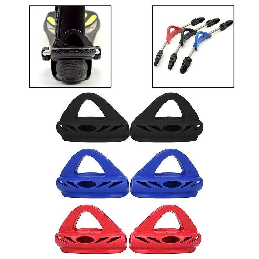 2x Diving Fin Strap Flexible  Spring Heel Straps Replacement