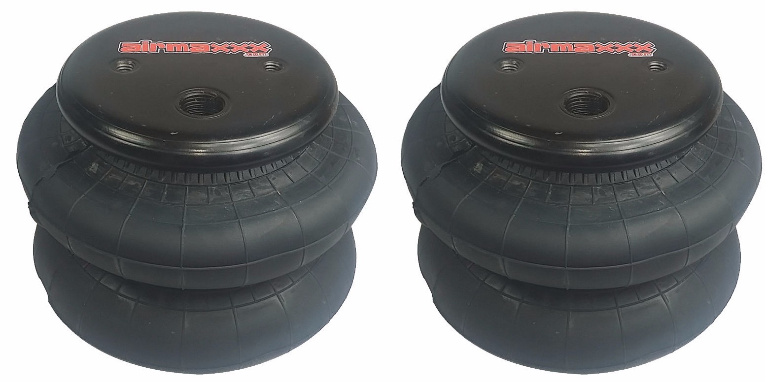 2 Standard 2600 Bags 1/2"npt Port Air Ride Lift Drop Springs Bag Suspension fbss