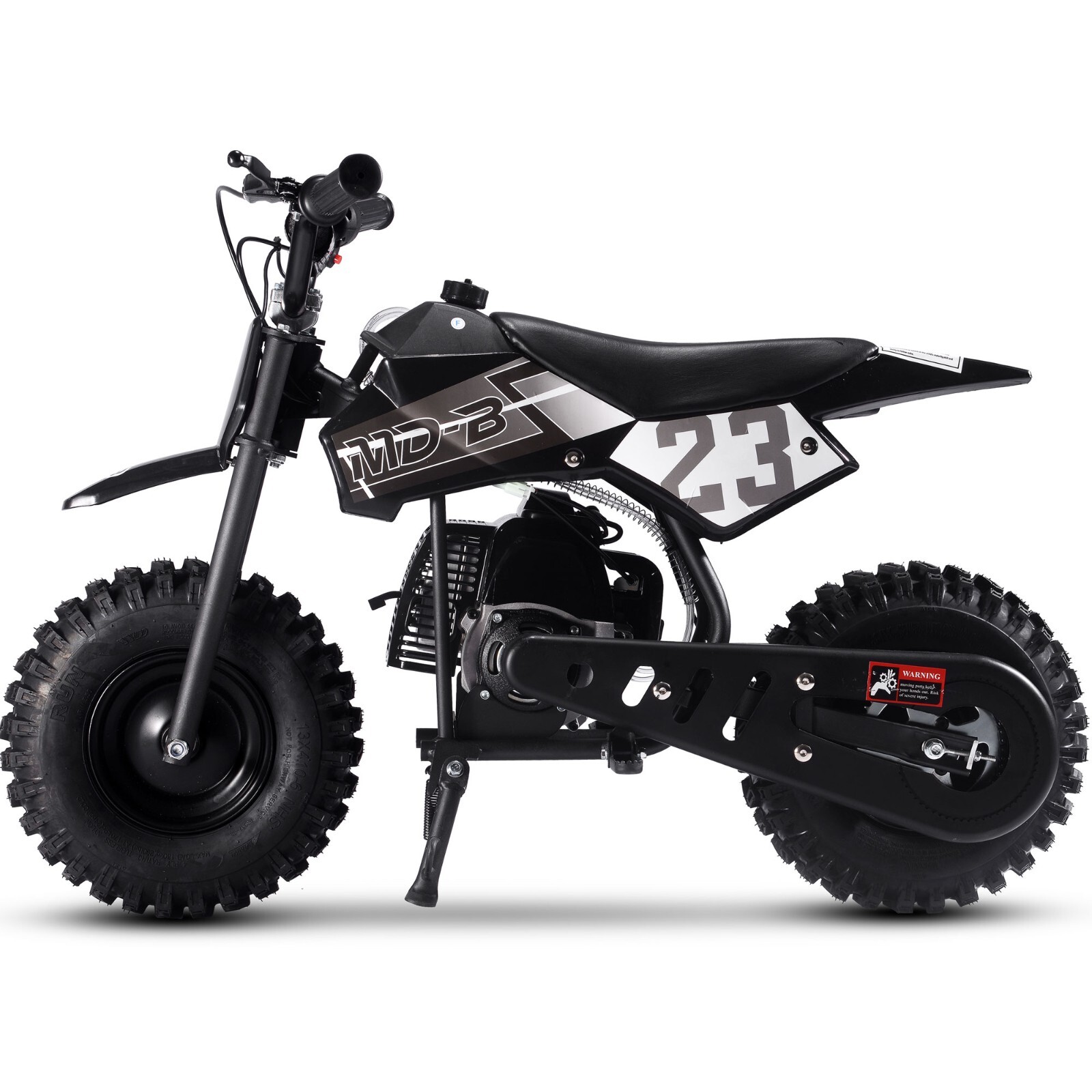 MotoTec DB02 50cc Kids Dirt Bike 2-Stroke Mini Off Road Motorcycle Black Red Blu