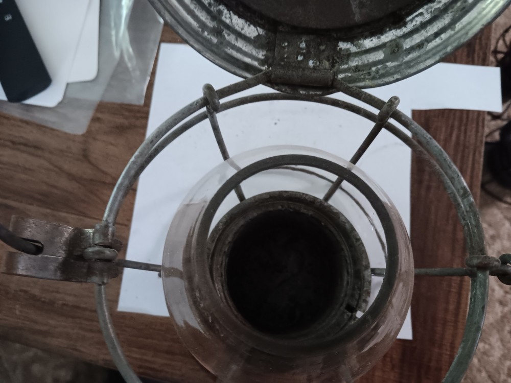 Railroad Lantern PRR Pennsylvania clear globe