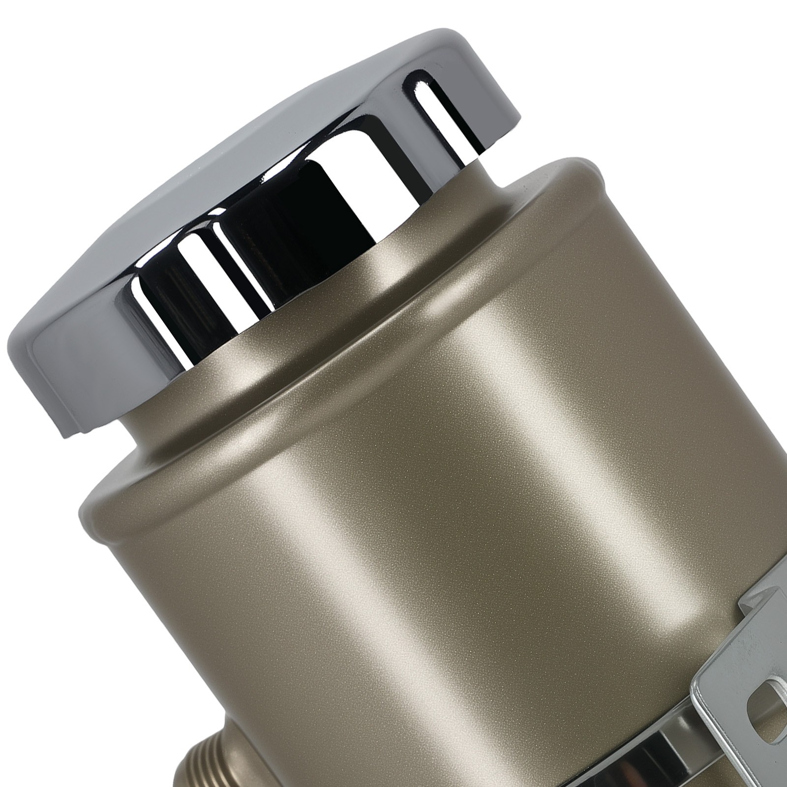 Racing Power Steering Reservoir Universal Performance Silver Aluminum Tank Kit