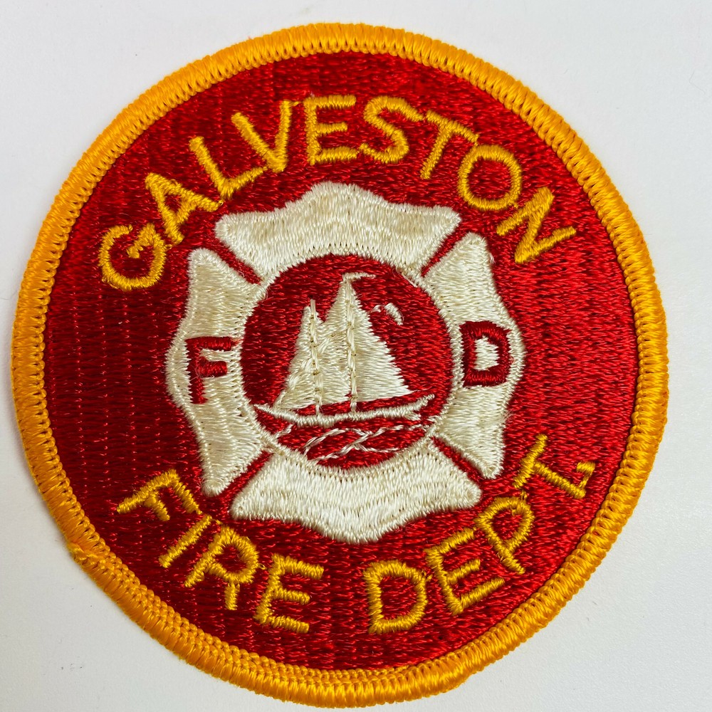 3" Galveston Fire Texas TX Patch M9