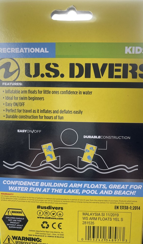 us divers arm floats For Kids