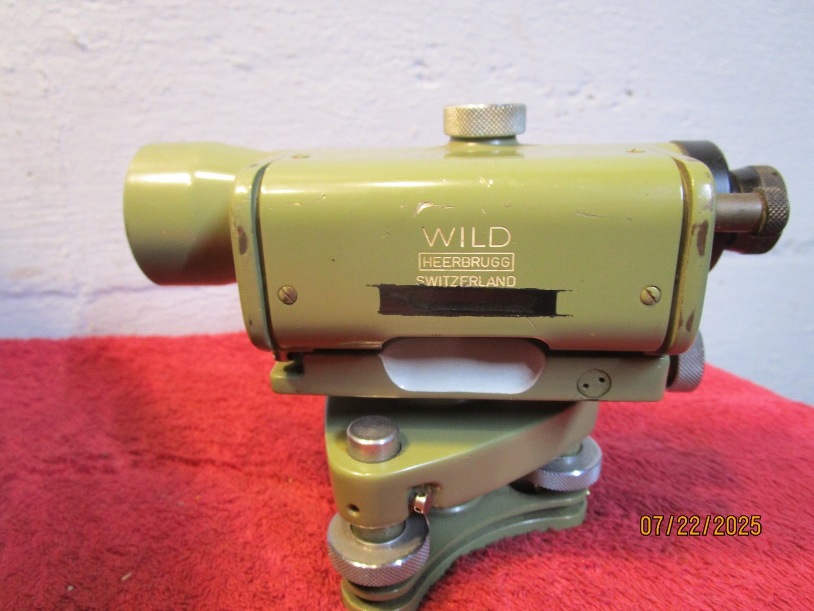Vintage Wild Heersbrugg Transit Scope and Case Made in Switzerland