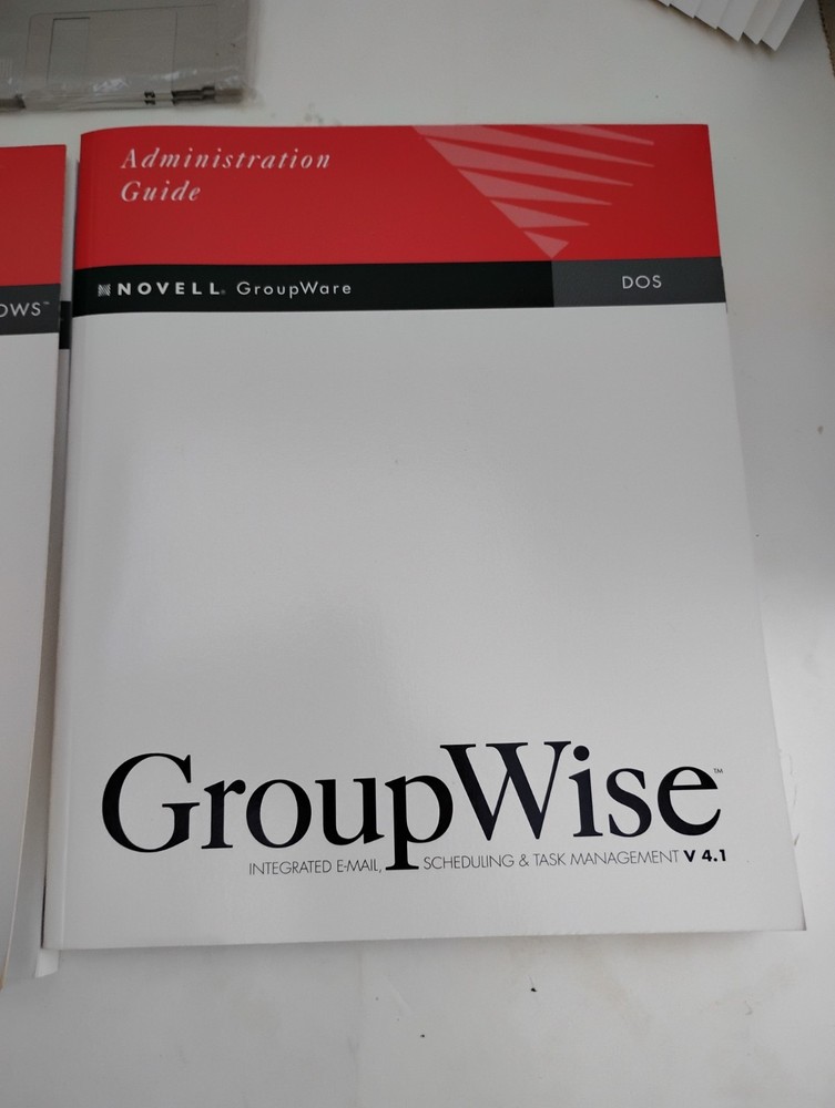 Novell GroupWise for Windows v4.1 Client/Admin Pack VTG