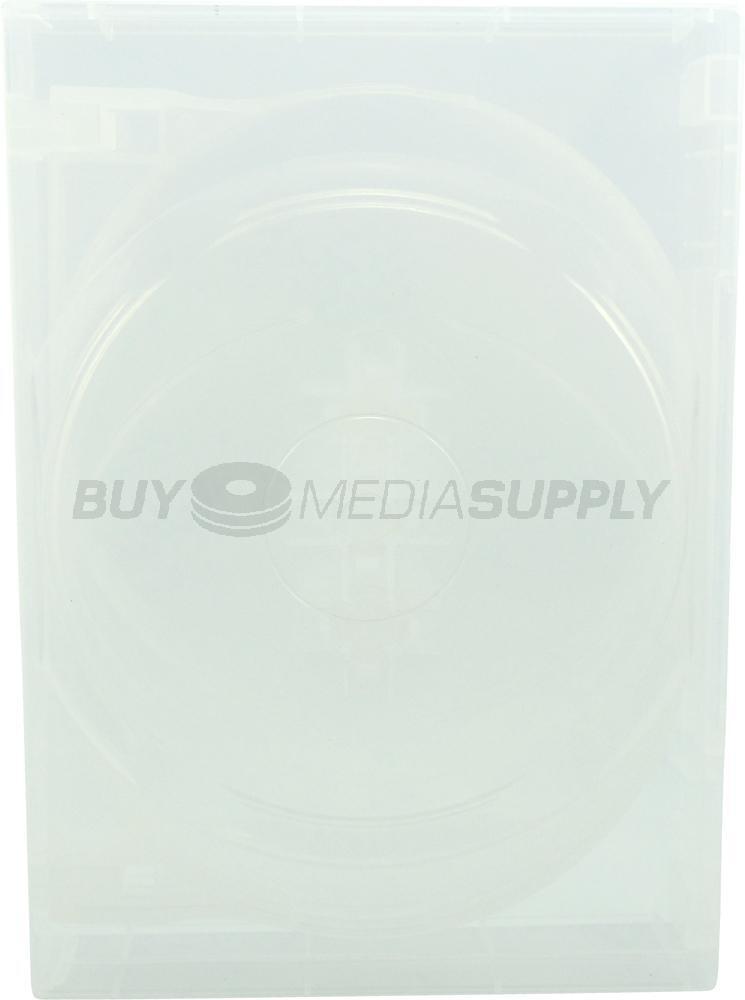 33mm Clear 10 Discs DVD Case Lot