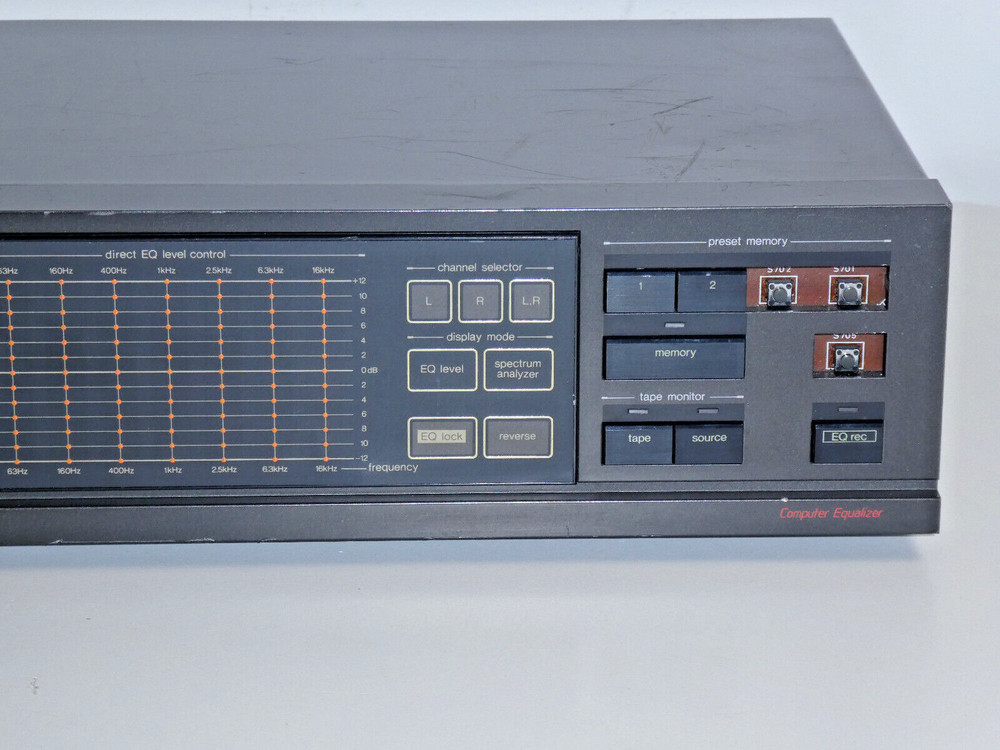 Technics SH-8046 2x7 Band High-End Stereo Graphic Equalizer with defects