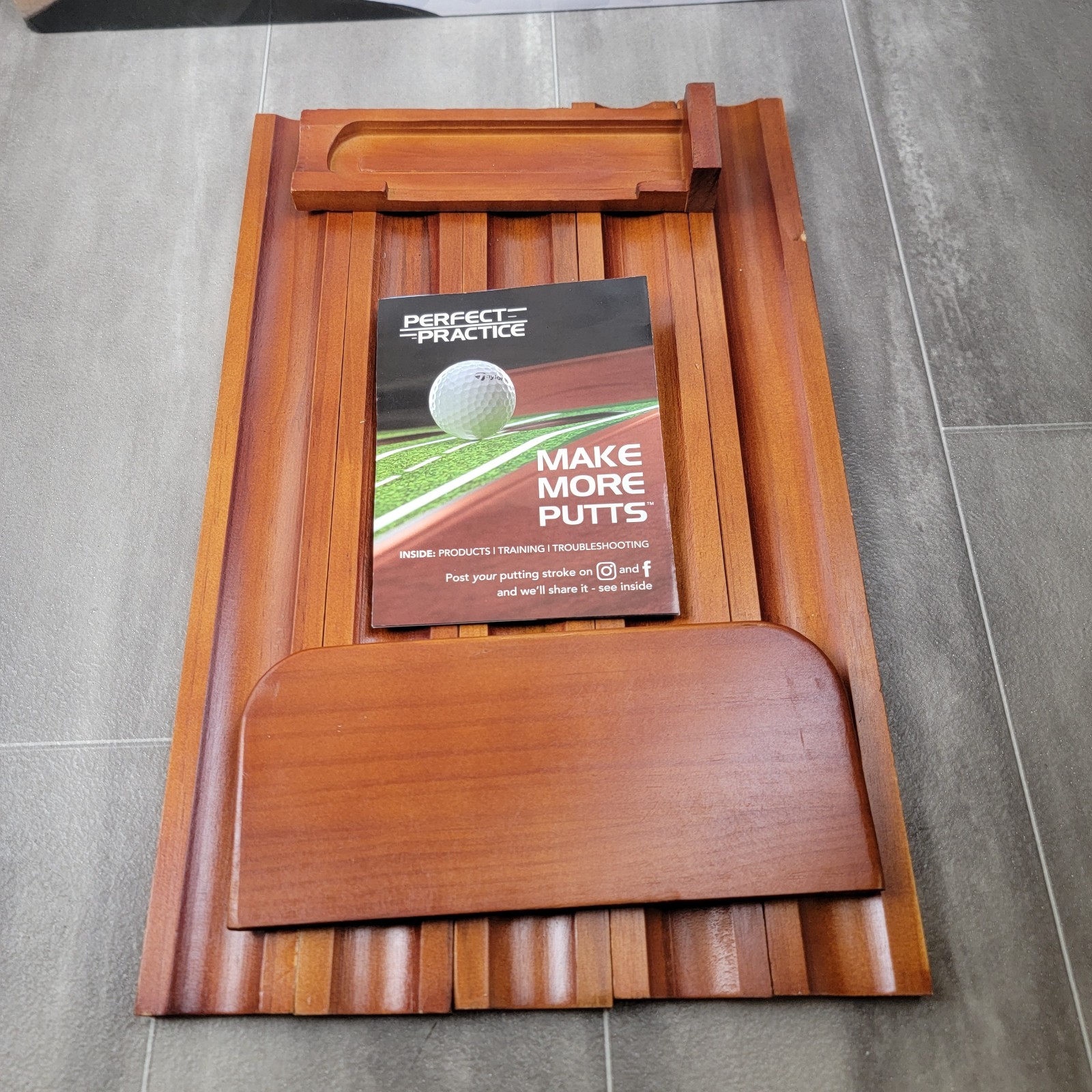 Perfect Practice Golf Putting Mat Compact Edition 8ft