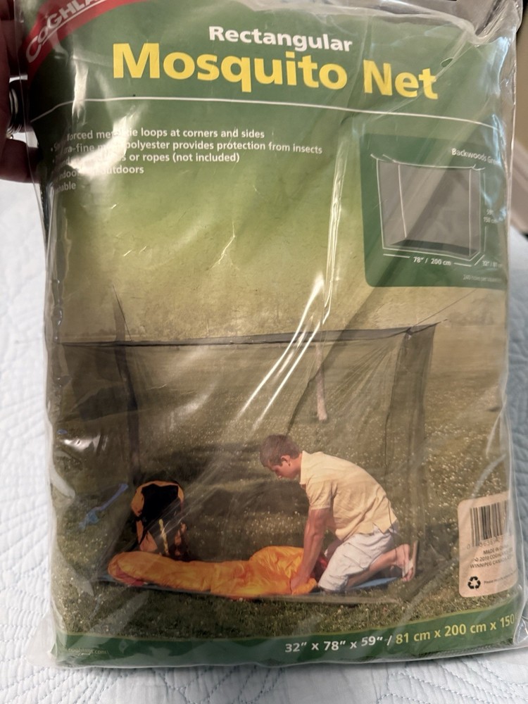 Coghlan's Rectangular Mosquito Net Polyester, 32x78x59 Inches