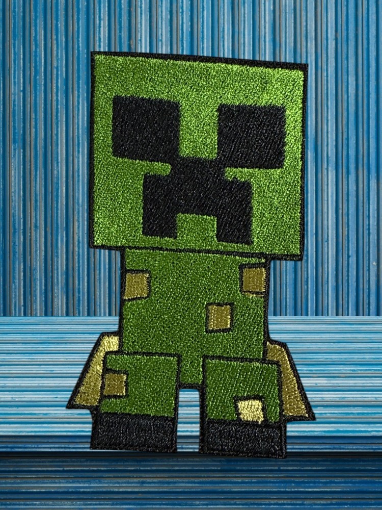 Minecraft Embroidery Patch 7" & 10"