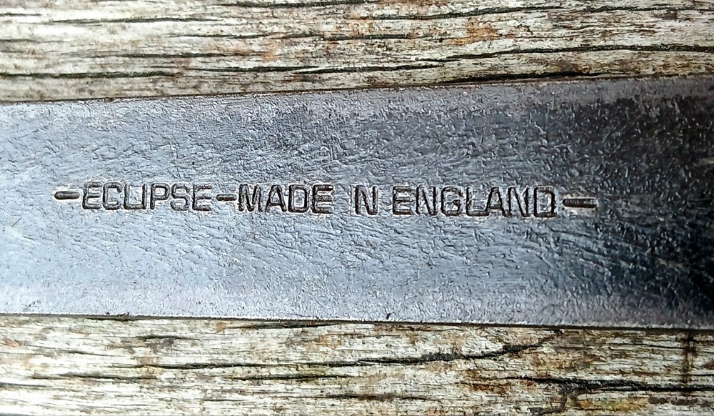 Eclipse Vintage Bearing Scraper Triangular & Flat ×2 Made In England